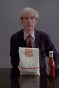 Andy Warhol Eating a Hamburger (1982) Andy Warhol Eating a Hamburger (1982)