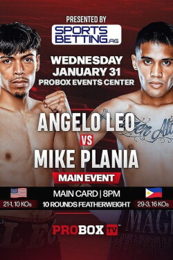 Angelo Leo vs. Mike Plania (2024) Angelo Leo vs. Mike Plania (2024)