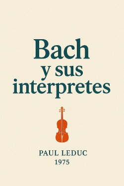 Bach and his Interpreters (1975) Bach and his Interpreters (1975)