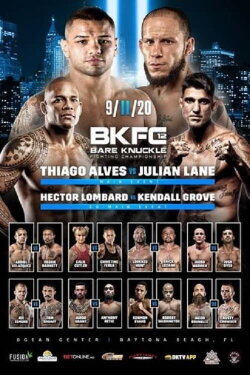 Bare Knuckle Fighting Championship 12: Alves vs. Lane (2020) Bare Knuckle Fighting Championship 12: Alves vs. Lane (2020)