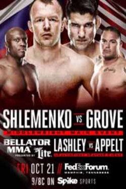 Bellator 162: Shlemenko vs. Grove (2016) Bellator 162: Shlemenko vs. Grove (2016)