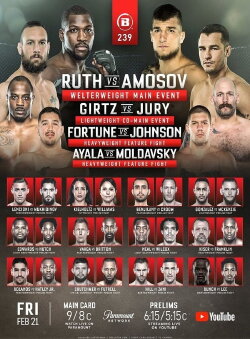 Bellator 239: Ruth vs Amosov (2020) Bellator 239: Ruth vs Amosov (2020)
