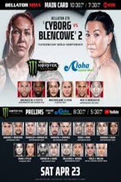 Bellator 279: Cyborg vs. Blencowe 2 (2022) Bellator 279: Cyborg vs. Blencowe 2 (2022)
