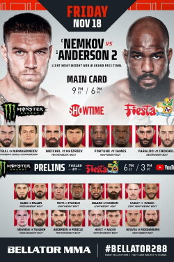 Bellator 288: Nemkov vs. Anderson 2 (2022) Bellator 288: Nemkov vs. Anderson 2 (2022)