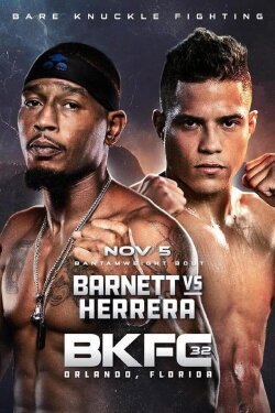 BKFC 32: Reginald Barnett Jr. vs Geane Herrera (2022) BKFC 32: Reginald Barnett Jr. vs Geane Herrera (2022)