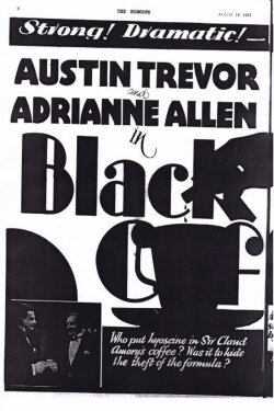 Black Coffee (1931) Black Coffee (1931)