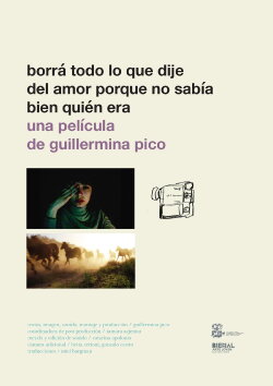 Borrá todo lo que dije del amor porque no sabía bien quién era (2016) Borrá todo lo que dije del amor porque no sabía bien quién era (2016)