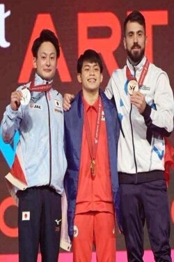 Carlos Yulo, Gold Medal, Vault 2021 Artistics Gymnastics World Championship (2021) Carlos Yulo, Gold Medal, Vault 2021 Artistics Gymnastics World Championship (2021)