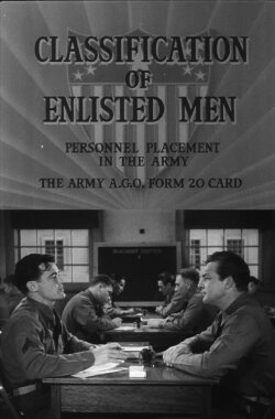 Classification of Enlisted Men (1942)
