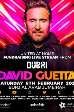 David Guetta | United at Home - Fundraising Live from Burj Al Arab Jumeirah, Dubai (2021)