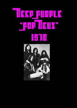 Deep Purple: Live at Pop Deux 1970 (1970)
