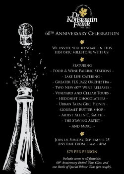 Dr. Konstantin Frank Winery: Celebrating 60 Years of Excellence (2022) Dr. Konstantin Frank Winery: Celebrating 60 Years of Excellence (2022)