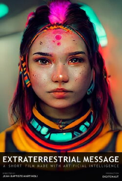 Extraterrestrial Message, made with AI (2022) Extraterrestrial Message, made with AI (2022)