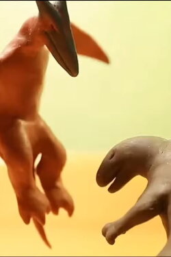 Godzilla vs Rodan | Kaiju Claymation Fight (2014)