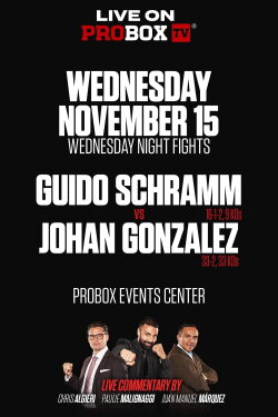 Guido Emmanuel Schramm vs. Johan Gonzalez (2023) Guido Emmanuel Schramm vs. Johan Gonzalez (2023)
