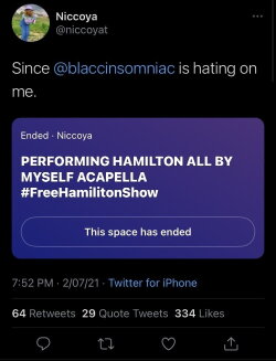 Hamilton: The Spaces Performance (2021) Hamilton: The Spaces Performance (2021)