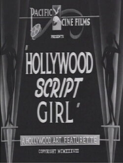 Hollywood Script Girl (1938) Hollywood Script Girl (1938)
