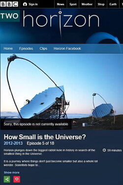 Horizon: How Small Is the Universe? (2012) Horizon: How Small Is the Universe? (2012)