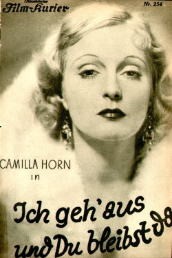 I Go Out and You Stay Here (1931) I Go Out and You Stay Here (1931)
