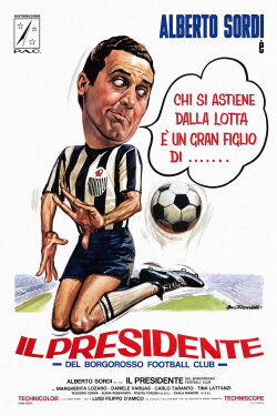 Il presidente del Borgorosso Football Club (1970)