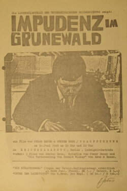 Impudence in Grunewald (1969) Impudence in Grunewald (1969)