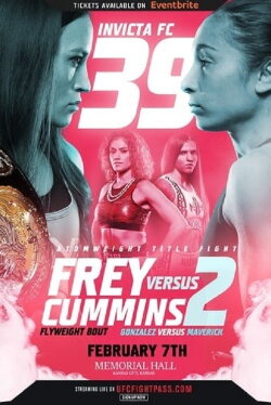 Invicta FC 39: Frey vs Cummins 2 (2020) Invicta FC 39: Frey vs Cummins 2 (2020)