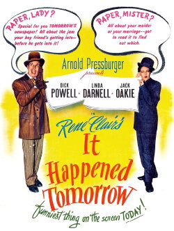 It Happened Tomorrow (1944) It Happened Tomorrow (1944)