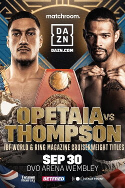 Jai Opetaia vs. Jordan Thompson (2023) Jai Opetaia vs. Jordan Thompson (2023)