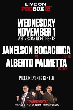 Janelson Bocachica vs. Alberto Palmetta (2023) Janelson Bocachica vs. Alberto Palmetta (2023)
