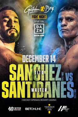 Jose Sanchez vs. Walter Santibanes (2023) Jose Sanchez vs. Walter Santibanes (2023)