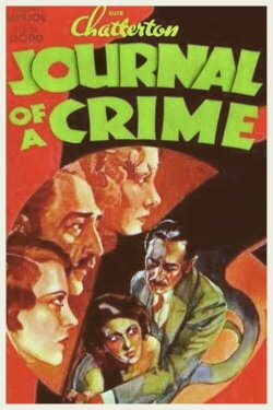 Journal of a Crime (1934) Journal of a Crime (1934)