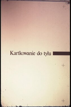 Kartkowanie do tyłu (1985) Kartkowanie do tyłu (1985)