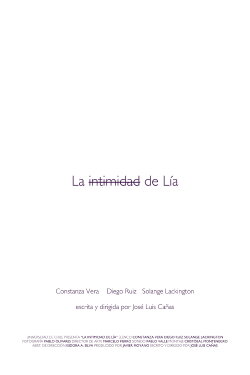 La intimidad de Lía (2020)