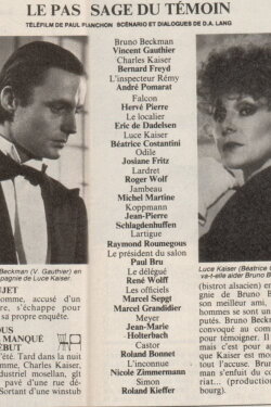 Le passage du témoin (1983) Le passage du témoin (1983)
