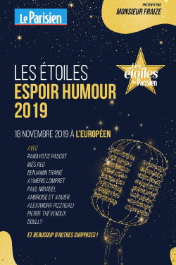 Les Etoiles Espoir Humour Du Parisien 2019 (2019) Les Etoiles Espoir Humour Du Parisien 2019 (2019)