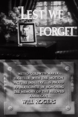 Lest We Forget (1937)