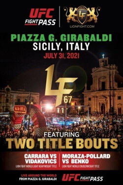 Lion Fight 67: Carrara vs. Vidakovics (2021) Lion Fight 67: Carrara vs. Vidakovics (2021)