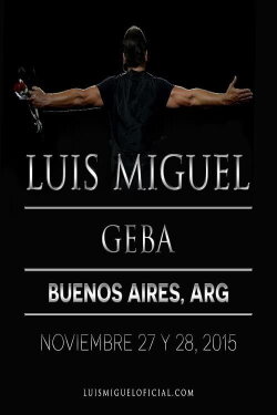 Luis Miguel en Geba Argentina (2012)