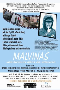 Malvinas. Veinticinco años de silencio (2008)