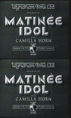 Matinee Idol (1933) Matinee Idol (1933)