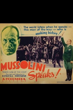 Mussolini Speaks (1933) Mussolini Speaks (1933)