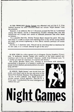 Night Games (1966) Night Games (1966)