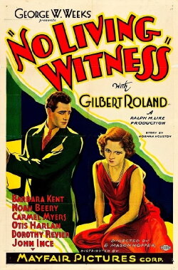 No Living Witness (1932) No Living Witness (1932)
