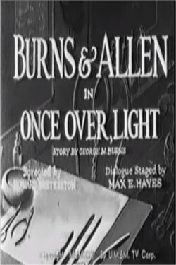 Once Over, Light (1931) Once Over, Light (1931)