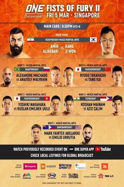 One Championship: Fists of Fury II (2021) One Championship: Fists of Fury II (2021)