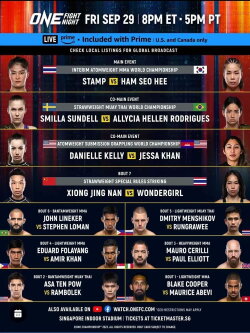 ONE Fight Night 14: Stamp vs. Ham (2023) ONE Fight Night 14: Stamp vs. Ham (2023)