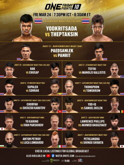 ONE Friday Fights 10: Yodkrisada vs. Thepthaksin (2023) ONE Friday Fights 10: Yodkrisada vs. Thepthaksin (2023)