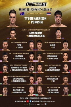ONE Friday Fights 18: Harrison vs. Pongsiri (2023) ONE Friday Fights 18: Harrison vs. Pongsiri (2023)