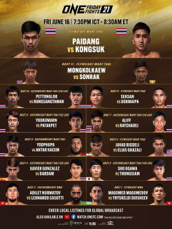 ONE Friday Fights 21: Paidang vs. Kongsuk (2023)