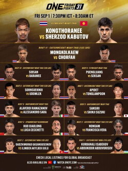 ONE Friday Fights 31: Kongthoranee vs. Kabutov (2023) ONE Friday Fights 31: Kongthoranee vs. Kabutov (2023)